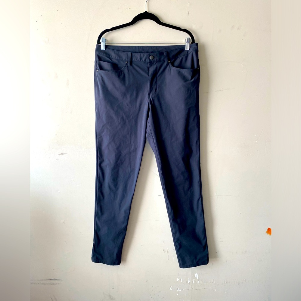 lululemon athletica Navy Straight-Leg Performance Pants